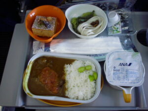 成田→大連　ANA便　機内食