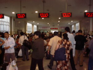 列車毎の改札