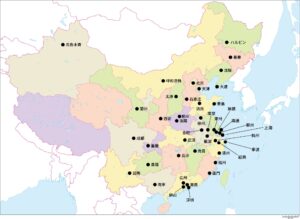 地下鉄等都市交通がある中国の各都市